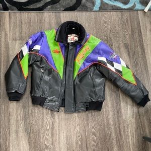 Men’s Choko Snowmobile Leather Winter Jacket